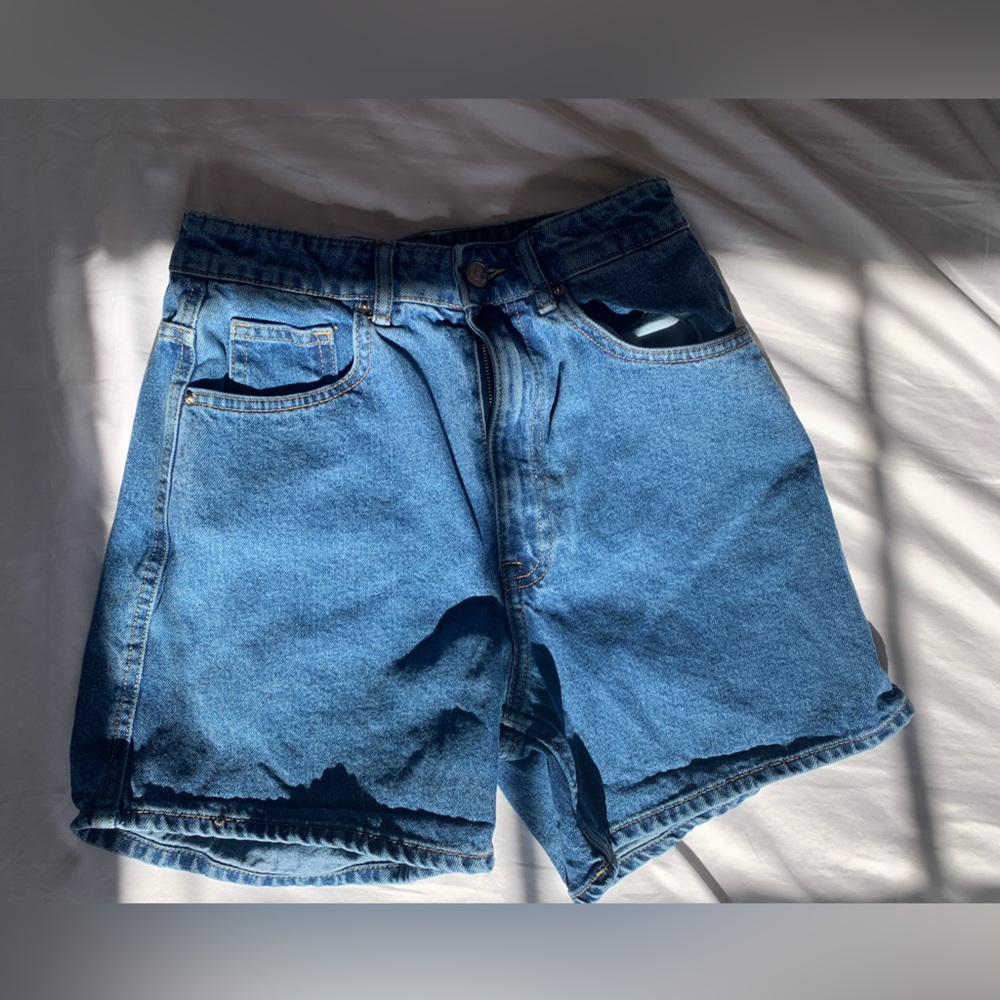 Denim Long Shorts - 90s Shorts